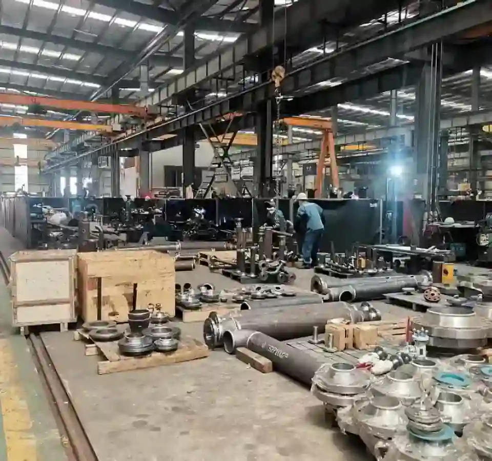 Industrial pressure vessel workshop